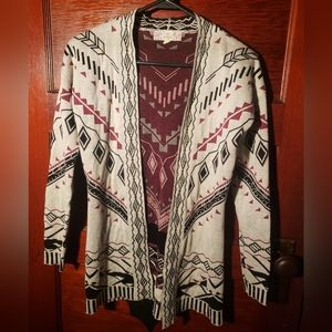 Pink Republic Patterned Cardigan